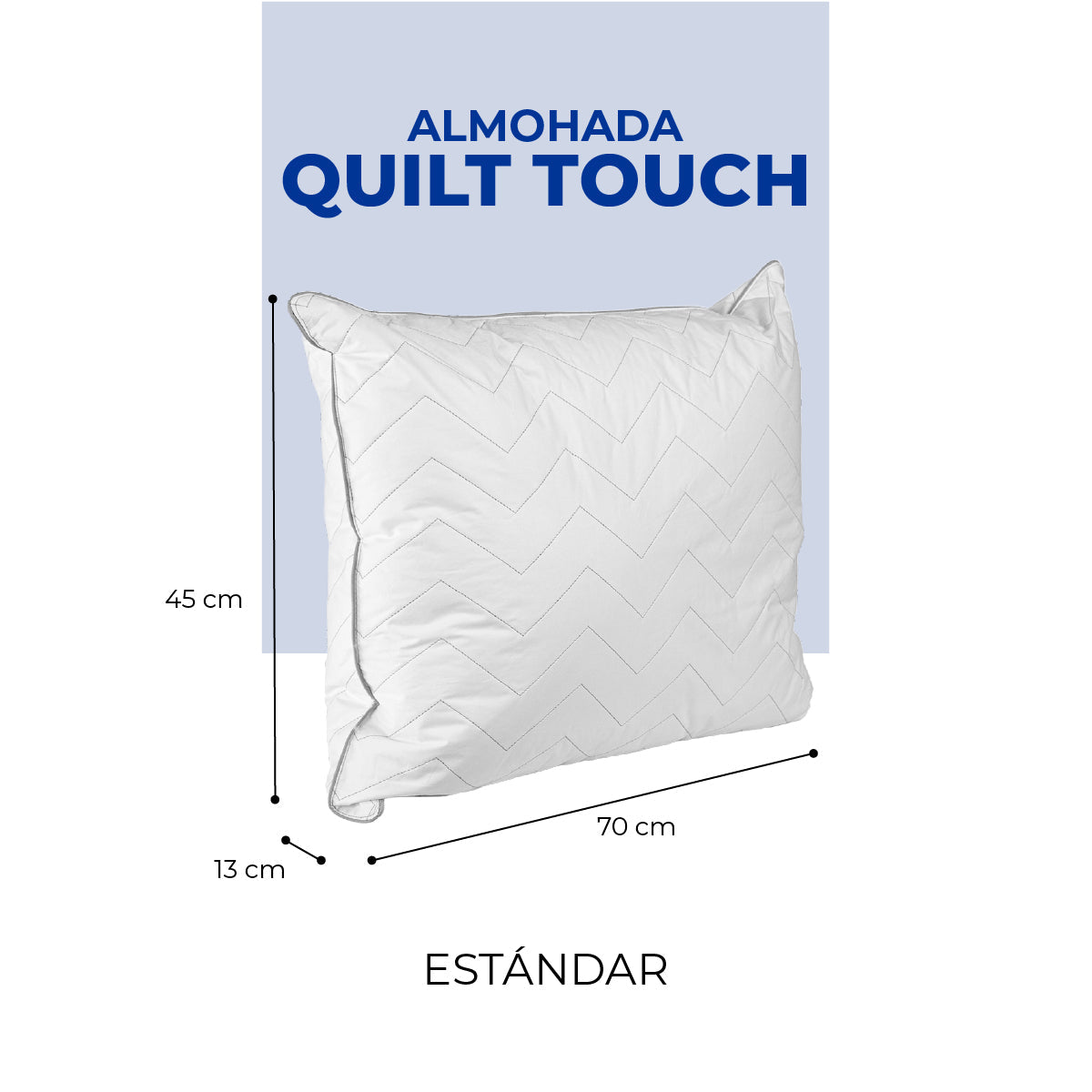 Almohada Quilt Touch Firme