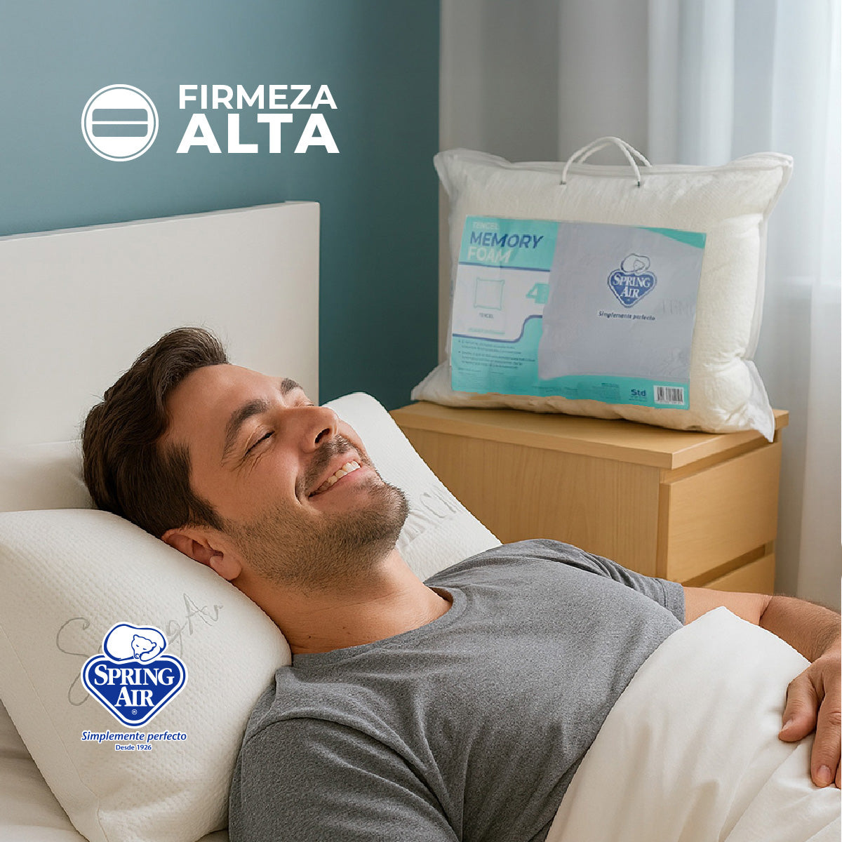 Almohada Tencel Memory Triturado