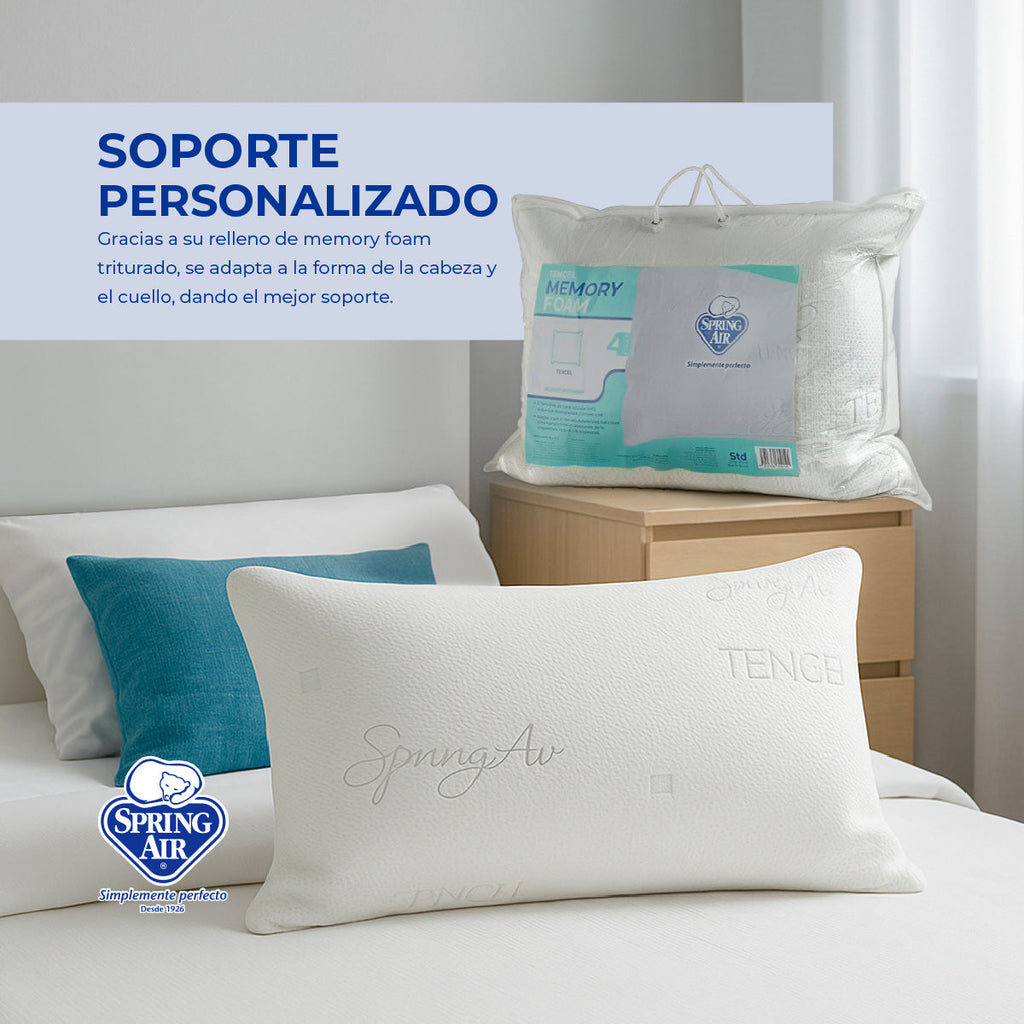 Almohada Tencel Memory Triturado